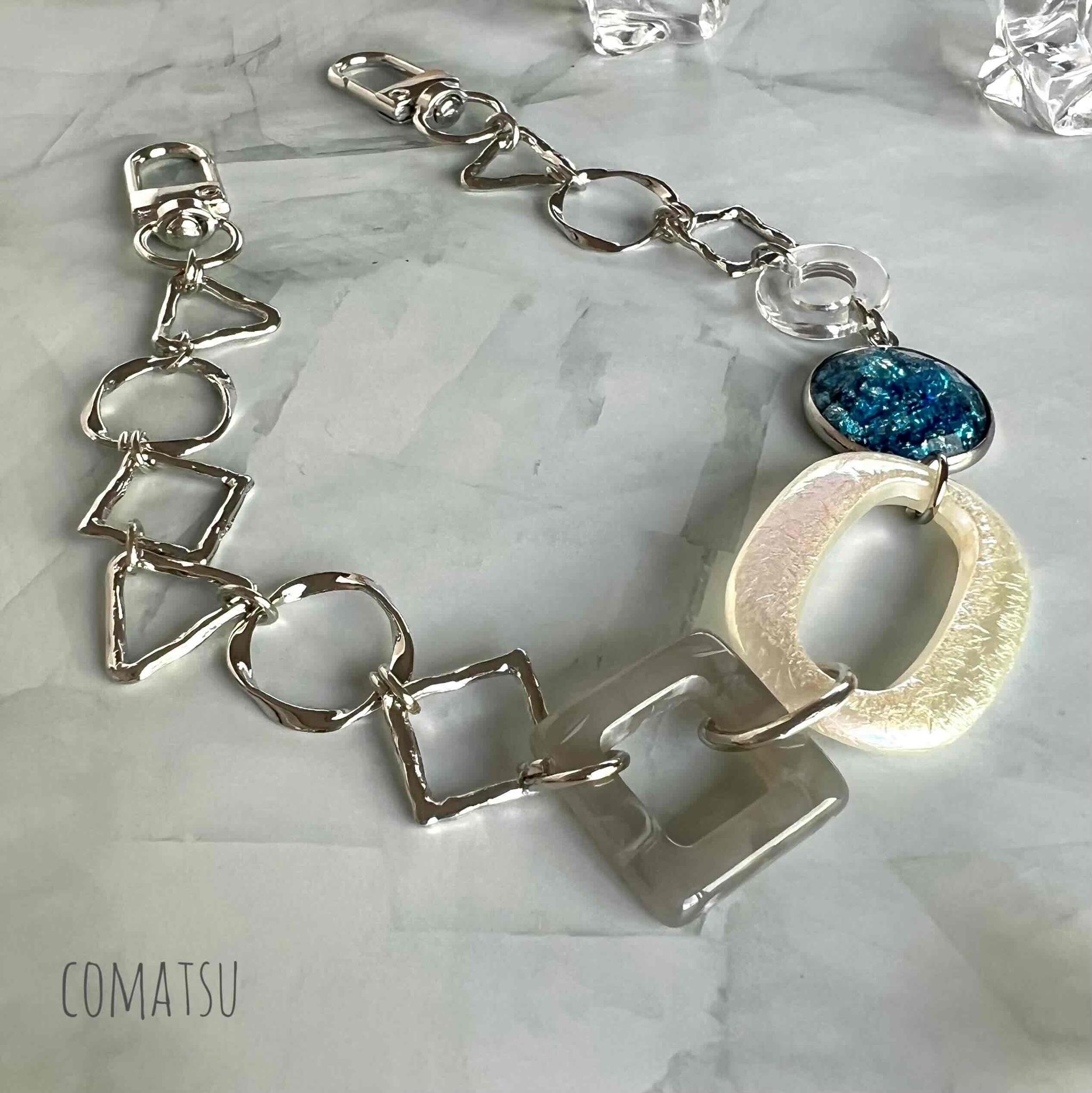 MODEsilver△〇☐ ハンドストラップ スマホケース 落下防止 スマホストラップ付きスマホカバー | 6枚目